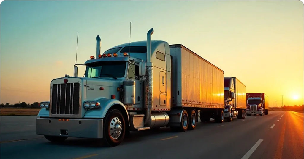 Fleet of American trucks | TruckX